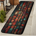 thumbnail image 1 of CURLYOOT Books Old Library Runner Rug 2'x6' Washable Kitchen Runner Rug Indoor Non Slip Laundry Rugs Floor Carpet for Hallway Kitchen Entryway Bedroom Living Room, 1 of 9
