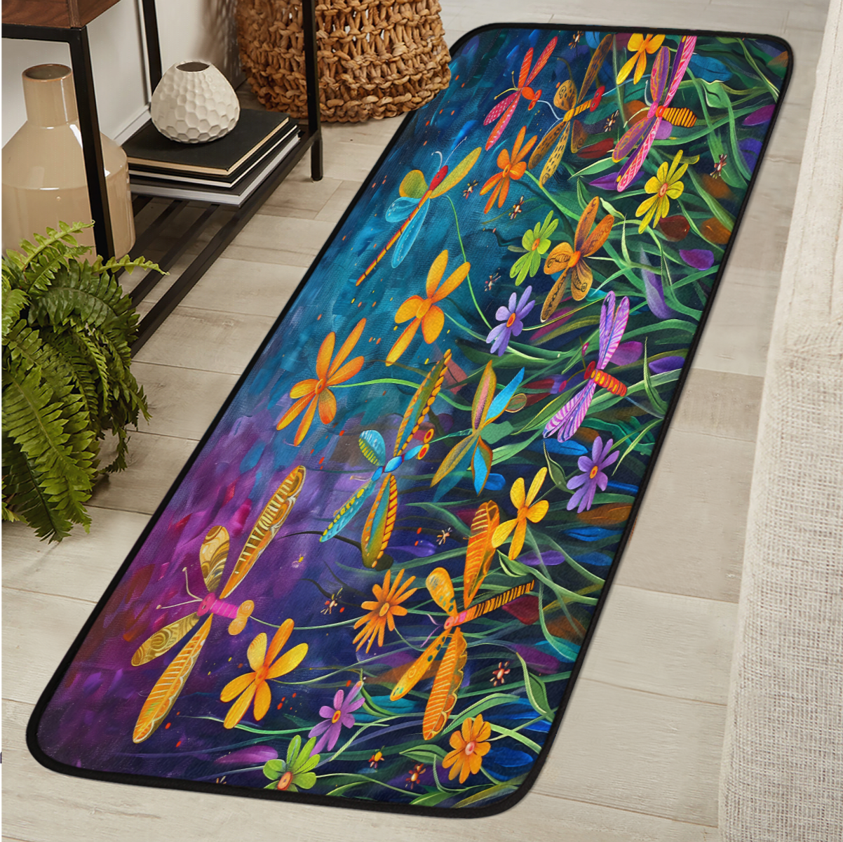 Peaceful Dragonfly Runner Carpet NCU0DK10897