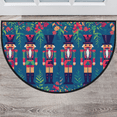 thumbnail image 1 of CURLYOOT Cool Nutcrackers Half Round Door Mat 40'' x 63'', Indoor Outdoor Entrance Rug, Semi Circular Area Rug, Non Slip Washable Absorbent Doormat, Laundry Room Rug, 1 of 7