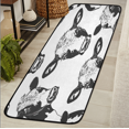 thumbnail image 1 of CURLYOOT Cow Pattern Runner Rug 2'x6' Washable Kitchen Runner Rug Indoor Non Slip Laundry Rugs Animal Floor Carpet for Hallway Kitchen Entryway Bedroom Living Room, 1 of 9