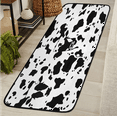 thumbnail image 1 of CURLYOOT Cow Print Runner Rug 2'x6' Washable Kitchen Runner Rug Indoor Non Slip Laundry Rugs Black and White Cow Floor Carpet for Hallway Kitchen Entryway Bedroom Living Room, 1 of 9