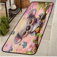 thumbnail image 1 of CURLYOOT Cute Koala Floral Runner Rug 2'x6' Washable Kitchen Runner Rug Indoor Non Slip Laundry Rugs Floor Carpet for Hallway Kitchen Entryway Bedroom Living Room, 1 of 9