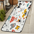 thumbnail image 1 of CURLYOOT Dog Printed Runner Rug 2'x6' Washable Kitchen Runner Rug Indoor Non Slip Laundry Rugs Floor Carpet for Hallway Kitchen Entryway Bedroom Living Room, 1 of 9