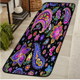 thumbnail image 1 of CURLYOOT Floral Runner Rug 2'x6' Washable Kitchen Runner Rug Indoor Non Slip Laundry Rugs Colorful Paisley Floor Carpet for Hallway Kitchen Entryway Bedroom Living Room, 1 of 9