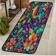 thumbnail image 1 of CURLYOOT Floral Runner Rug 2'x6' Washable Kitchen Runner Rug Indoor Non Slip Laundry Rugs Flower Floor Carpet for Hallway Kitchen Entryway Bedroom Living Room, 1 of 9