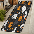 thumbnail image 1 of CURLYOOT Ghost Bat Runner Rug 2'x6' Washable Kitchen Runner Rug Indoor Non Slip Laundry Rugs Halloween Floor Carpet for Hallway Kitchen Entryway Bedroom Living Room, 1 of 9