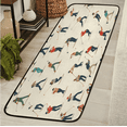 thumbnail image 1 of CURLYOOT Skiers Golfers Runner Rug 2'x6' Washable Kitchen Rug Non Slip Floor Carpet for Hallway Entryway Bedroom Living Room, 1 of 7