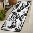 thumbnail image 1 of CURLYOOT Gothic Skull Runner Rug 2'x6' Washable Kitchen Runner Rug Indoor Non Slip Laundry Rugs Floor Carpet for Hallway Kitchen Entryway Bedroom Living Room, 1 of 9