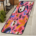 thumbnail image 1 of CURLYOOT Halloween Runner Rug 2'x6' Washable Kitchen Runner Rug Indoor Non Slip Laundry Rugs Sugar Skull Floor Carpet for Hallway Kitchen Entryway Bedroom Living Room, 1 of 9