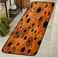 thumbnail image 1 of CURLYOOT Halloween Web Runner Rug 2'x6' Washable Kitchen Runner Rug Indoor Non Slip Laundry Rugs Orange Floor Carpet for Hallway Kitchen Entryway Bedroom Living Room, 1 of 9