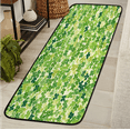 thumbnail image 1 of CURLYOOT Lucky Shamrock Runner Rug 2'x6' Washable Kitchen Runner Rug Indoor Non Slip Laundry Rugs St. Patrick's Day Floor Carpet for Hallway Kitchen Entryway Bedroom Living Room, 1 of 9