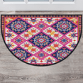 thumbnail image 1 of CURLYOOT Mandala Half Round Door Mat, Indoor Outdoor Entrance Rug, Colorful Floral Semi Circular Area Rug, Non Slip Washable Absorbent Doormat, Laundry Room Rug 24'' x 36'', 1 of 7