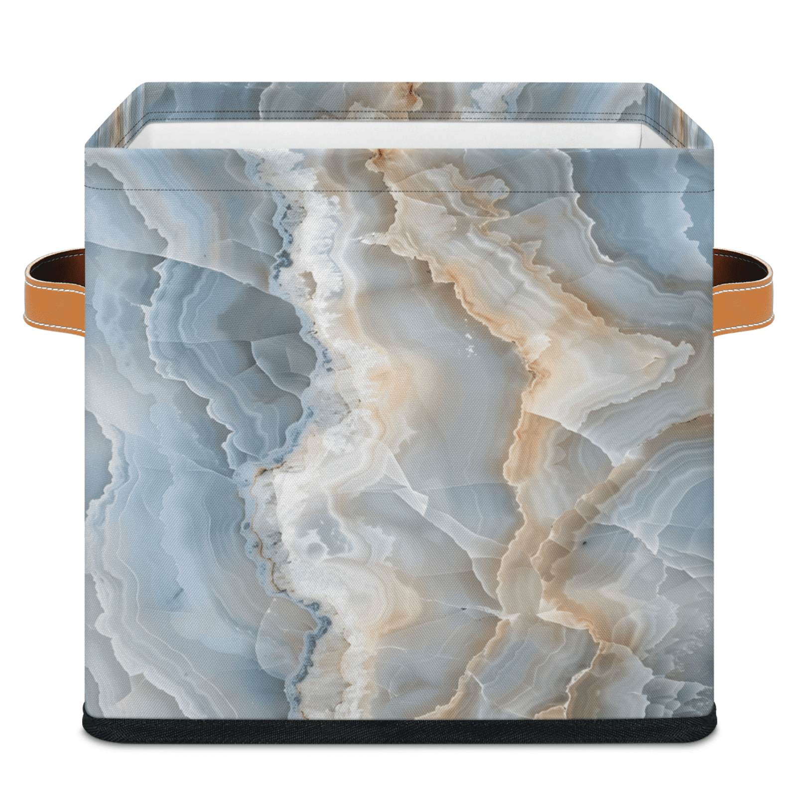 CURLYOOT Marble Cube Storage Bin 11 Inch Fabric Storage Cube for ...