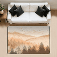 thumbnail image 1 of CURLYOOT Misty Forest Rug for Living Room Bedroom, 4x6 Ft Washable Area Rug, Non Slip Rugs for Entryway, Large Carpet for Indoor Dining Room, 1 of 8