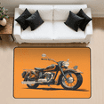 thumbnail image 1 of CURLYOOT Motorcycle Theme Rug for Living Room Bedroom, 4x6 Ft Washable Area Rug, Non Slip Rugs for Entryway, Large Carpet for Indoor Dining Room, 1 of 7