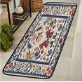 thumbnail image 1 of CURLYOOT Santa Claus Runner Rug 2'x6' Washable Kitchen Runner Rug Indoor Non Slip Laundry Rugs Poinsettia Flower Floor Carpet for Hallway Kitchen Entryway Bedroom Living Room, 1 of 9
