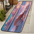 thumbnail image 1 of CURLYOOT Seashell Beach Theme Starfish Shell Runner Rug 2'x6' Washable Kitchen Runner Rug Indoor Non Slip Laundry Rugs Floor Carpet for Hallway Kitchen Entryway Bedroom Living Room, 1 of 9
