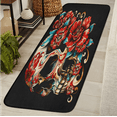thumbnail image 1 of CURLYOOT Skull Gothic Skeleton Runner Rug 2'x6' Washable Kitchen Runner Rug Indoor Non Slip Laundry Rugs Floral Floor Carpet for Hallway Kitchen Entryway Bedroom Living Room, 1 of 9