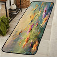 thumbnail image 1 of CURLYOOT Spring Dragonfly Wtaercolor Runner Rug 2'x6' Washable Kitchen Runner Rug Indoor Non Slip Laundry Rugs Floor Carpet for Hallway Kitchen Entryway Bedroom Living Room, 1 of 9