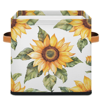 CURLYOOT Cow Pattern Cube Storage Bin 11 Inch Fabric Storage Cube for ...