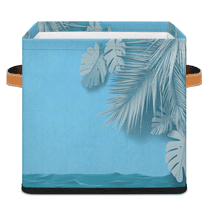 Ocean Handle CURLYOOT Railway Train with Various Animals Cube Storage Bin, 11 Inch ...