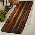thumbnail image 1 of CURLYOOT Wooden Farmhouse Style Runner Rug 2'x6' Washable Kitchen Runner Rug Indoor Non Slip Laundry Rugs Floor Carpet for Hallway Kitchen Entryway Bedroom Living Room, 1 of 9
