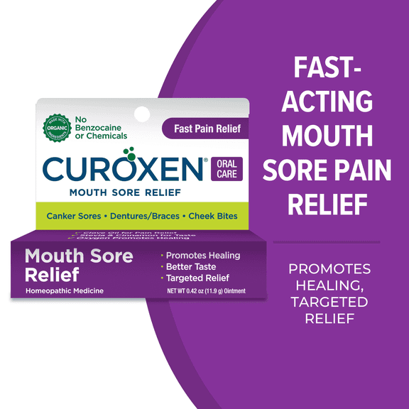 CUROXEN Mouth Sore Treatment, 0.42 oz, All-Natural & Organic Ingredients
