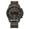 thumbnail image 1 of CURREN 8314 Men Watch Quartz Brand Watch Wristwatch Calendar Hour Minute Time Display Leather Watch, 1 of 7