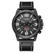 CURREN 8319 Men Watch Top Luxury Brand Mens Military Sport Wristwatch Genuine Leather Quartz Watch Waterproof Relogio Masculino