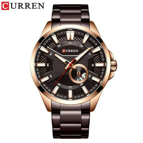 CURREN Business Quartz Watch for Men Luxury Watch Men's Brand Stainless Steel Wristwatch Relogio Masculino Waterproof Clock