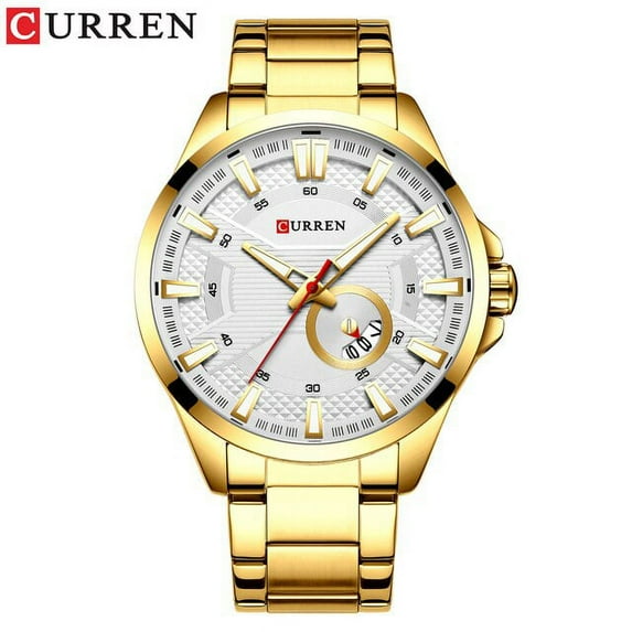 CURREN Business Quartz Watch for Men Luxury Watch Men's Brand Stainless Steel Wristwatch Relogio Masculino Waterproof Clock
