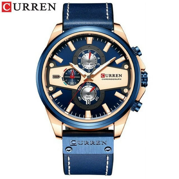 CURREN Casual Design Men's Watches Top Brand Quartz Wristwatches for Male Clock Chronograph Luminous Hands