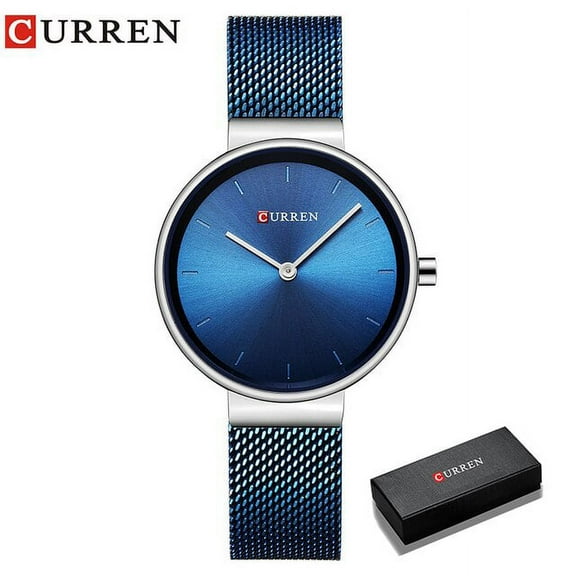 CURREN  Fashion Casual Simple Quartz Women Wristwatch Popular Female Clock Stainless Steel Watch Montre Femme Relogio Feminino