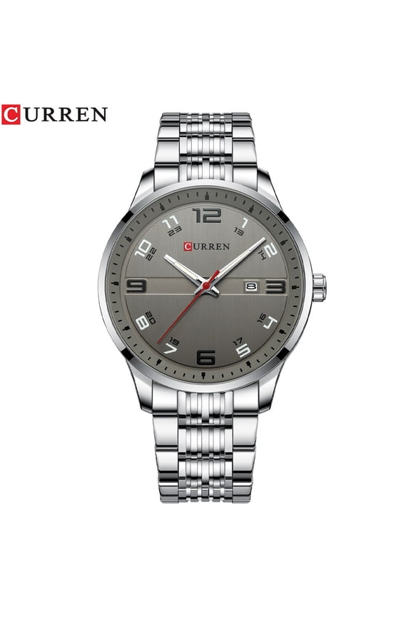 CURREN Fashion Design Stainless Steel Quartz Watches Casual Simple Wristwatches for Man Date Luminous Hands Wristwatch 8411