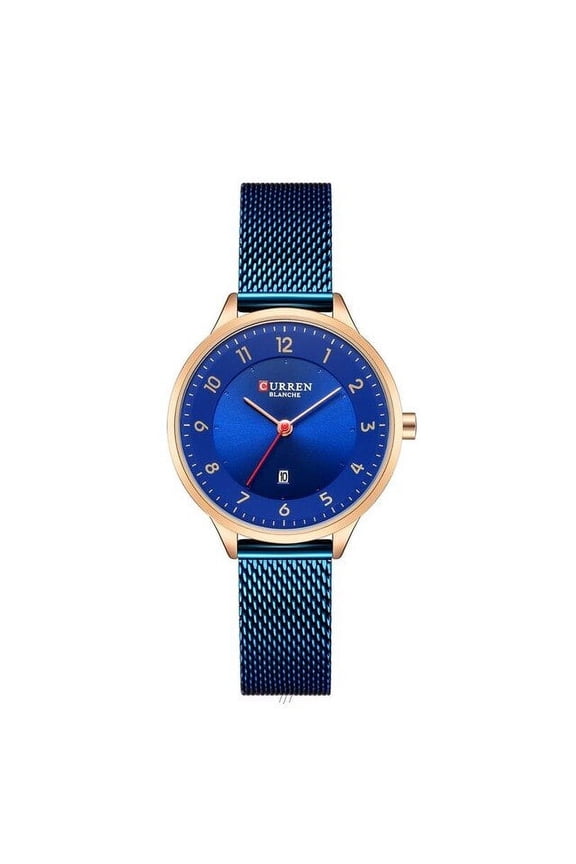 CURREN Hot Selling Quartz Watch Fashion Women Watches Stainless Steel Gold Watch Calendar Bracelet Wristwatch Ladies Dress Clock