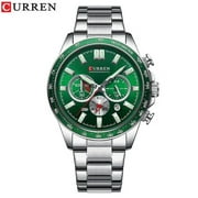 CURREN WATCHES CURREN Luxury Brand Men&#39;s Watches with Stainless Steel Band Big Dial Quartz Wristwatches for Man Chronograph Clock Male