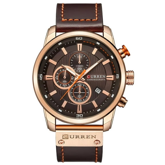 CURREN Men Watche Date Quartz Clock Chronograph Sport Mens Business Casual Wrist Watch
