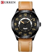 CURREN Mens Watches Top Luxury Brand Men Leather Watches Casual Quartz Wristwatch for Men Relogio Masculino Clock Male Business