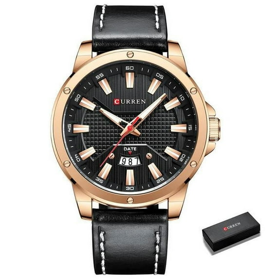 CURREN NEW Watches for Men Top Brand Luxury Quartz Leather Strap Watch Fashion Business Men's Wristwatch