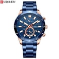 thumbnail image 1 of CURREN New Style Watches for Men Sport Stainless Steel Wristwatches with Luminous Point Quartz Movement Clock for Male, 1 of 5