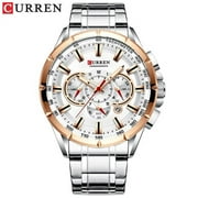 CURREN Sport Watches Men s Luxury Brand Quartz Clock Stainless Steel Chronograph Big Dial Wristwatch with Date Relogio Masculino