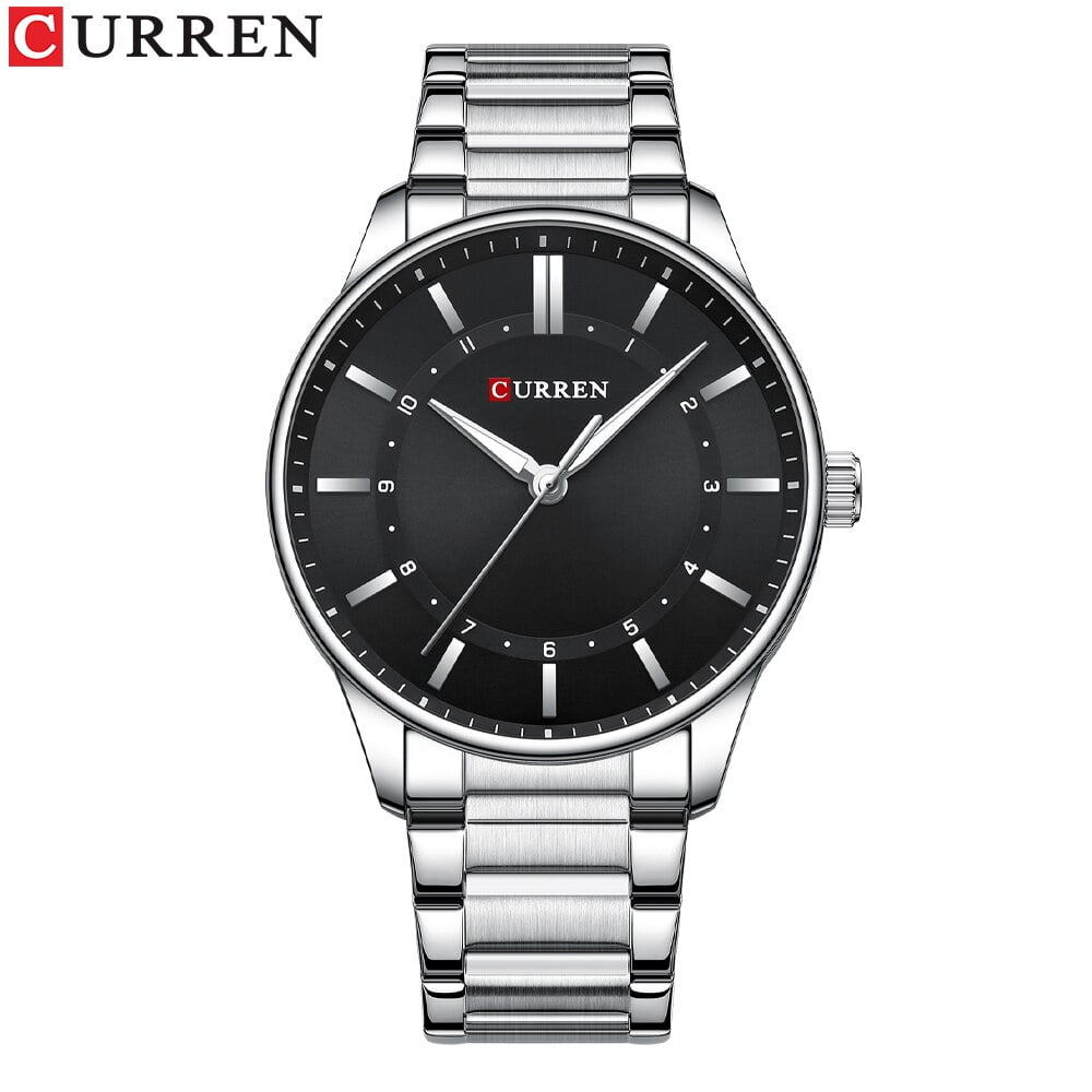 Curren black analog watch 2025