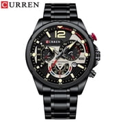CURREN Stainless Steel Quartz Watches Chronograph Date Clock Fashion Mens Wristwatch Luminous Hand Top Brand Watch Original