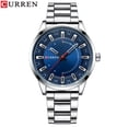 thumbnail image 1 of CURREN Top Brand Luxury Fashion Watches Men New Stainless Steel Waterproof Wristwatch Quartz Clock Male 8406, 1 of 5