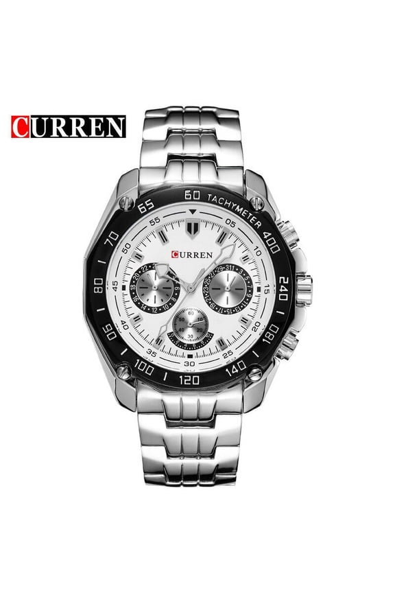 CURREN Top Brand Luxury Quartz Watch Casual Sports Men's Wristwatch Full Steel Waterproof Original Mens Clock Relogio Masculino
