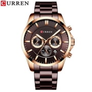 CURREN Top Brand Sports Watch Men Fashion Men's Quartz Wristwatch Business Gentlemen Stainless Steel Military Clock Male