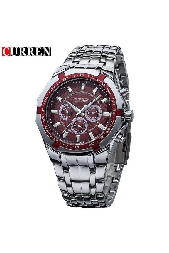 CURREN Top Luxury Brand New Hot Watches Men Design Military Sports Wrist watches Men Digital Quartz Men Full Steel Watch