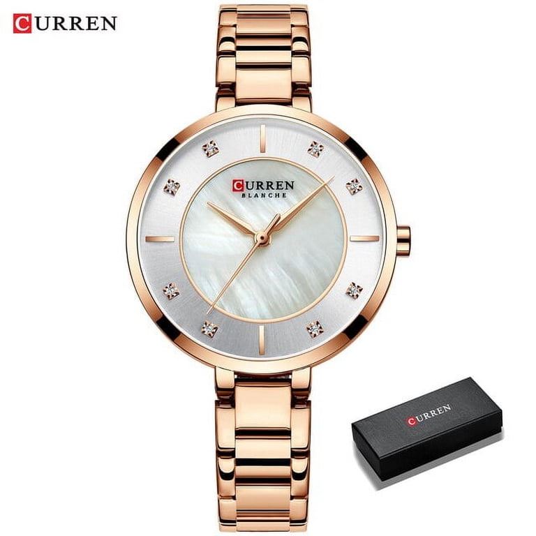 Crystal quartz watch waterproof 30 meters 30ATM Water Resistant Dive Watch main image 3