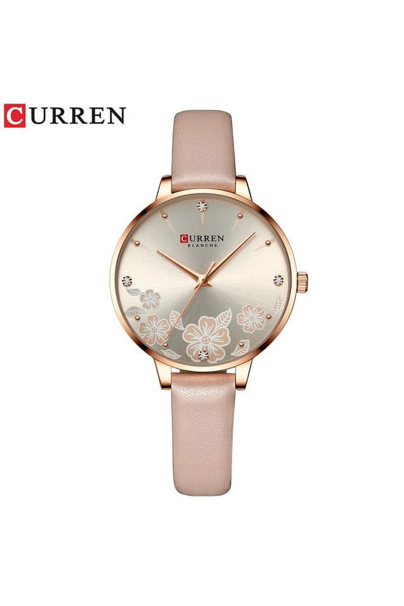 for Woman Fashion Creative Romantic Flower Dial Quartz Ladies Wristwatches Female Clock