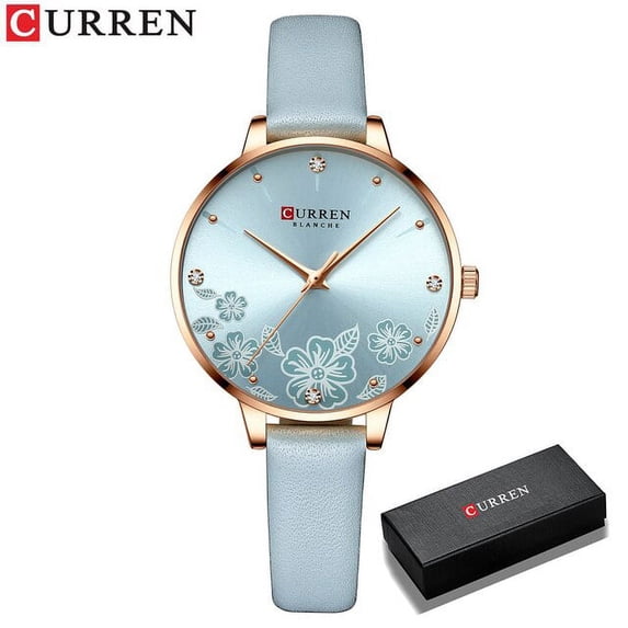CURREN Woman Watch 2020 Luxury Elegant Ladies Quartz Wristwatches with Leather NEW Charming Design Female Clock